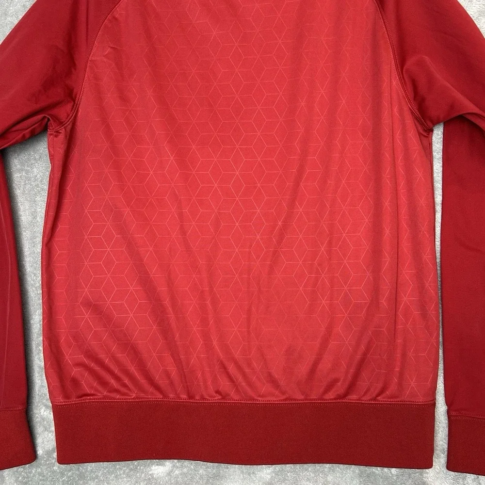 THE NORTH FACE Red Zipper Sweatshirt/Hooded Jacket Coat Men's Size Medium M